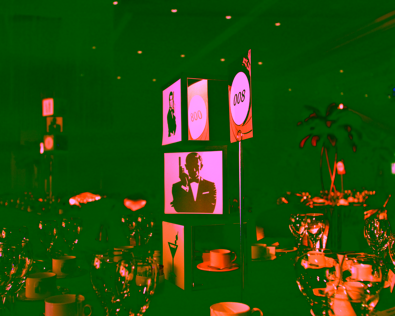 Eventologists James Bond Theme Table Centre (6)