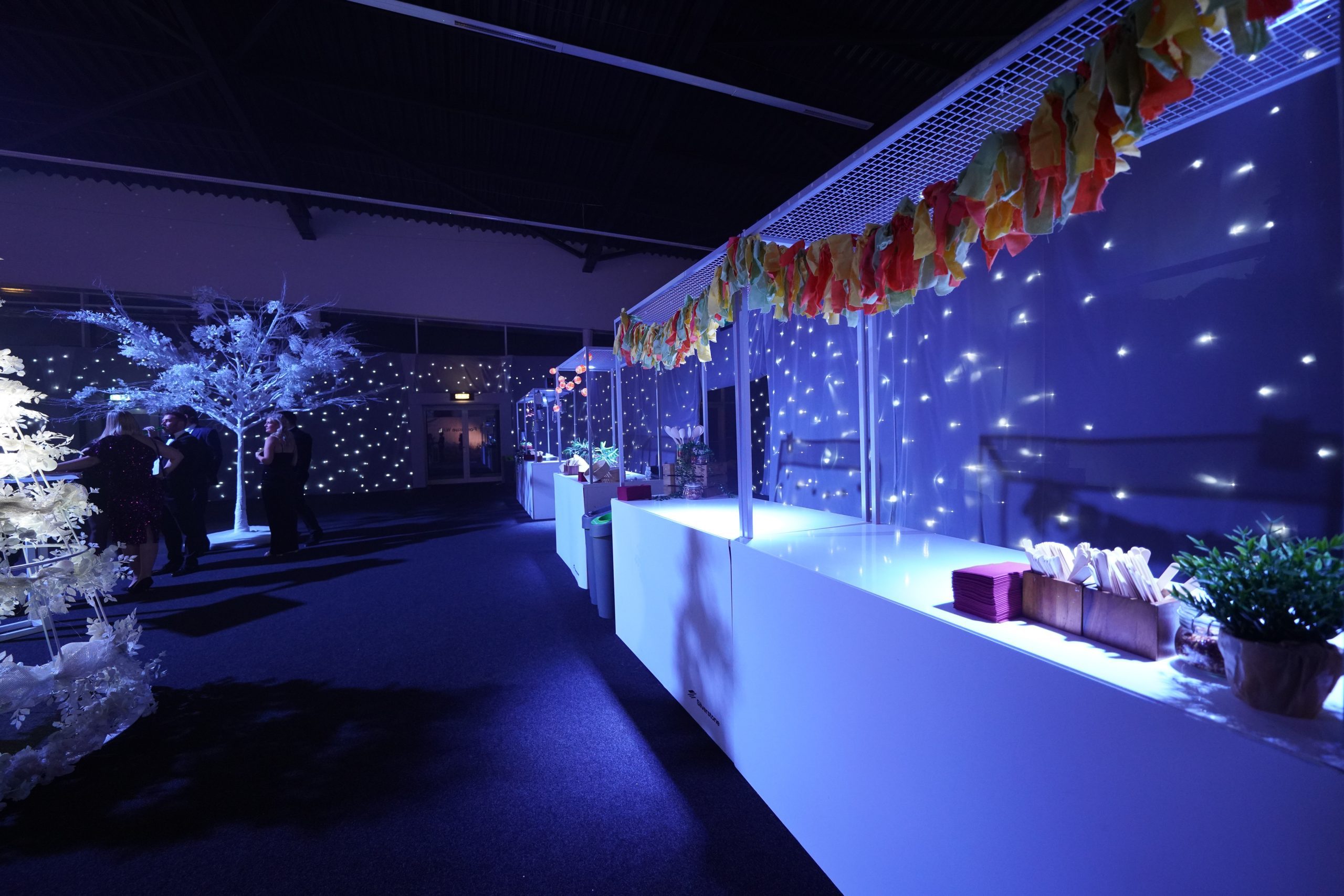 Eventologists Winter Wonderland Theme Party Food Setup