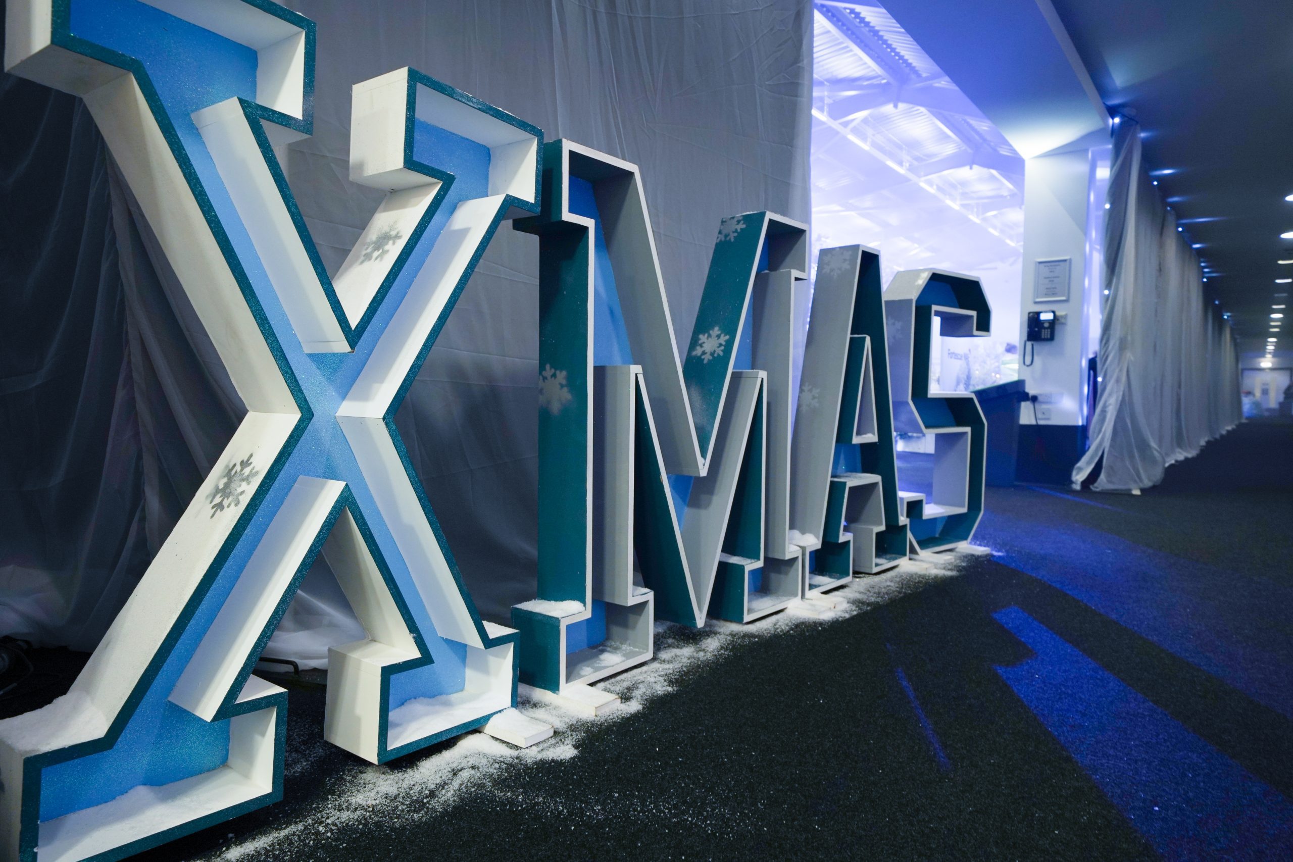 Eventologists Winter Wonderland Theme Xmas Letters