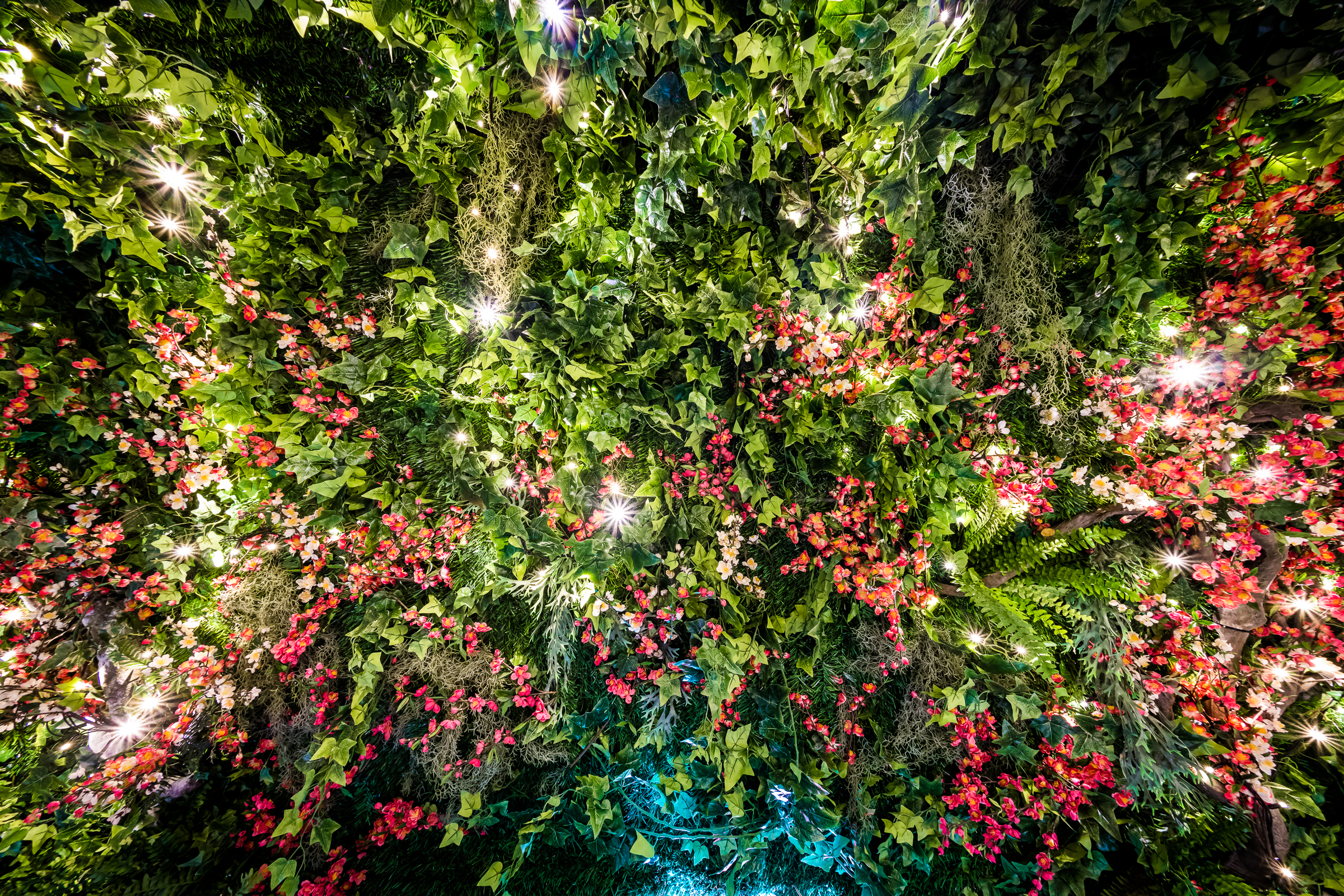 Eventologists Foliage Floral Living Wall Hire