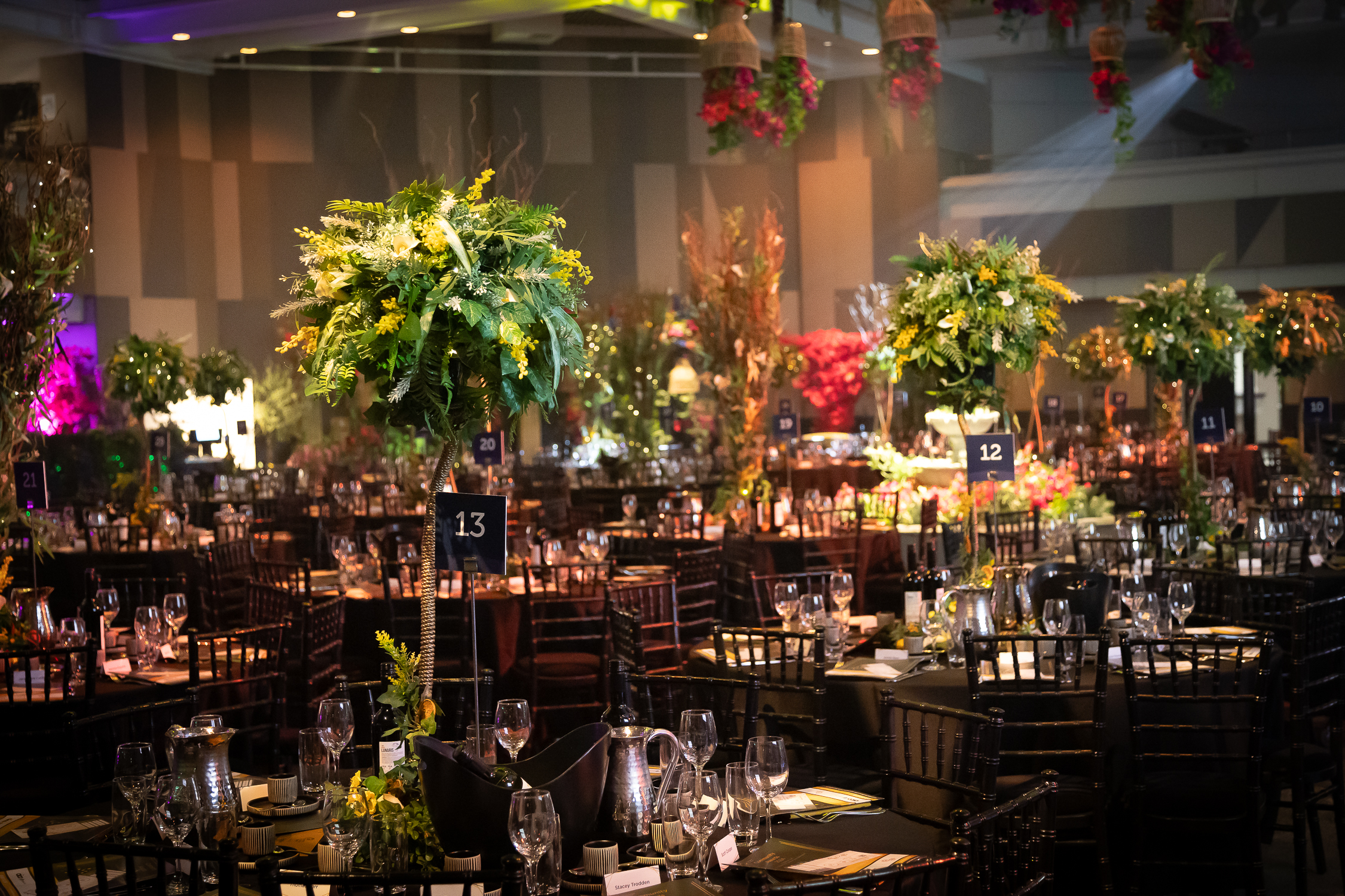 Eventologists Tropical Table Centres