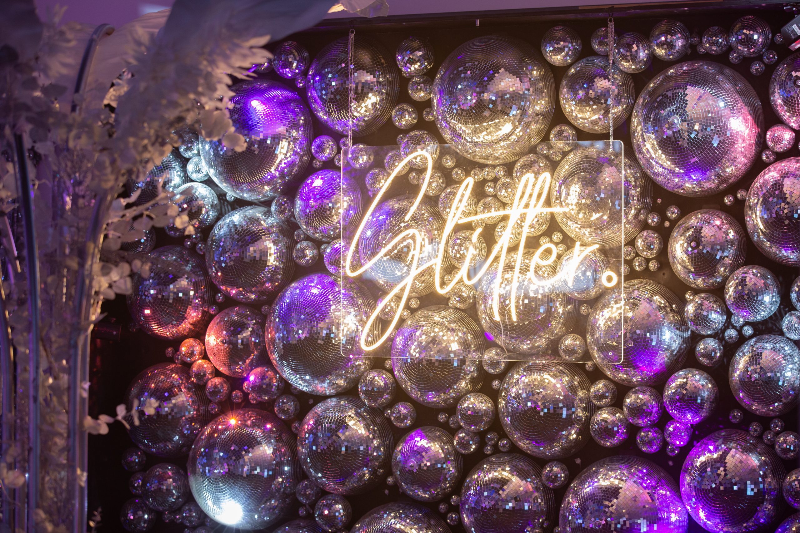 Eventologists Christmas Theme Glitter Wall
