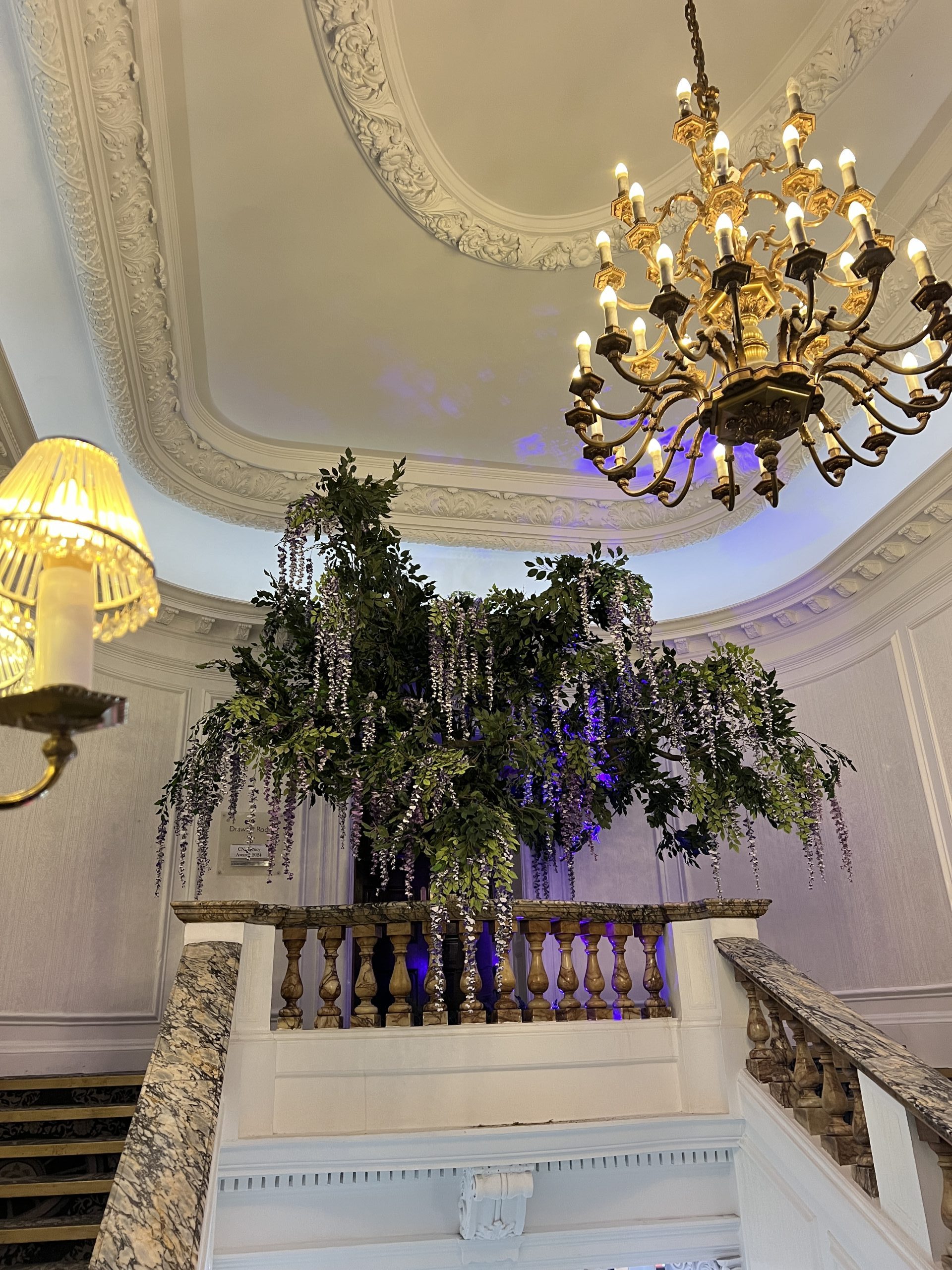 Eventologists Bridgerton Theme Wisteria Tree