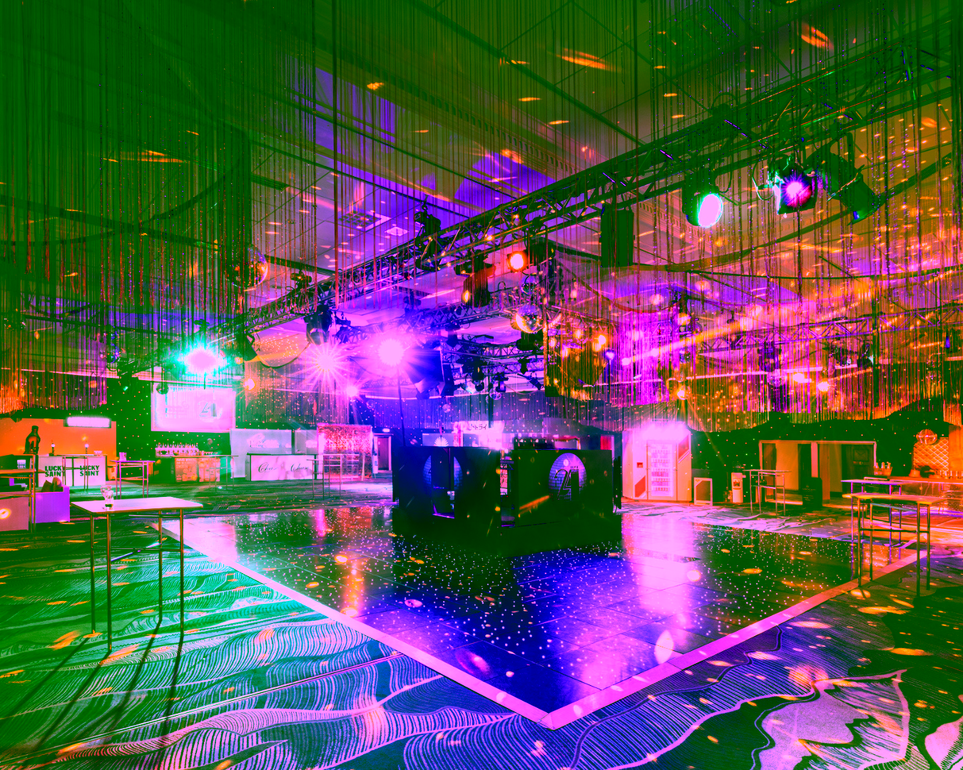 Eventologists Disco Theme Dance Floor