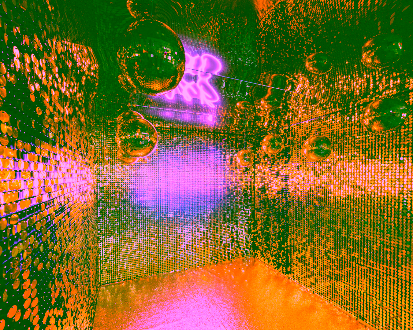 Eventologists Disco Theme Gold Booth