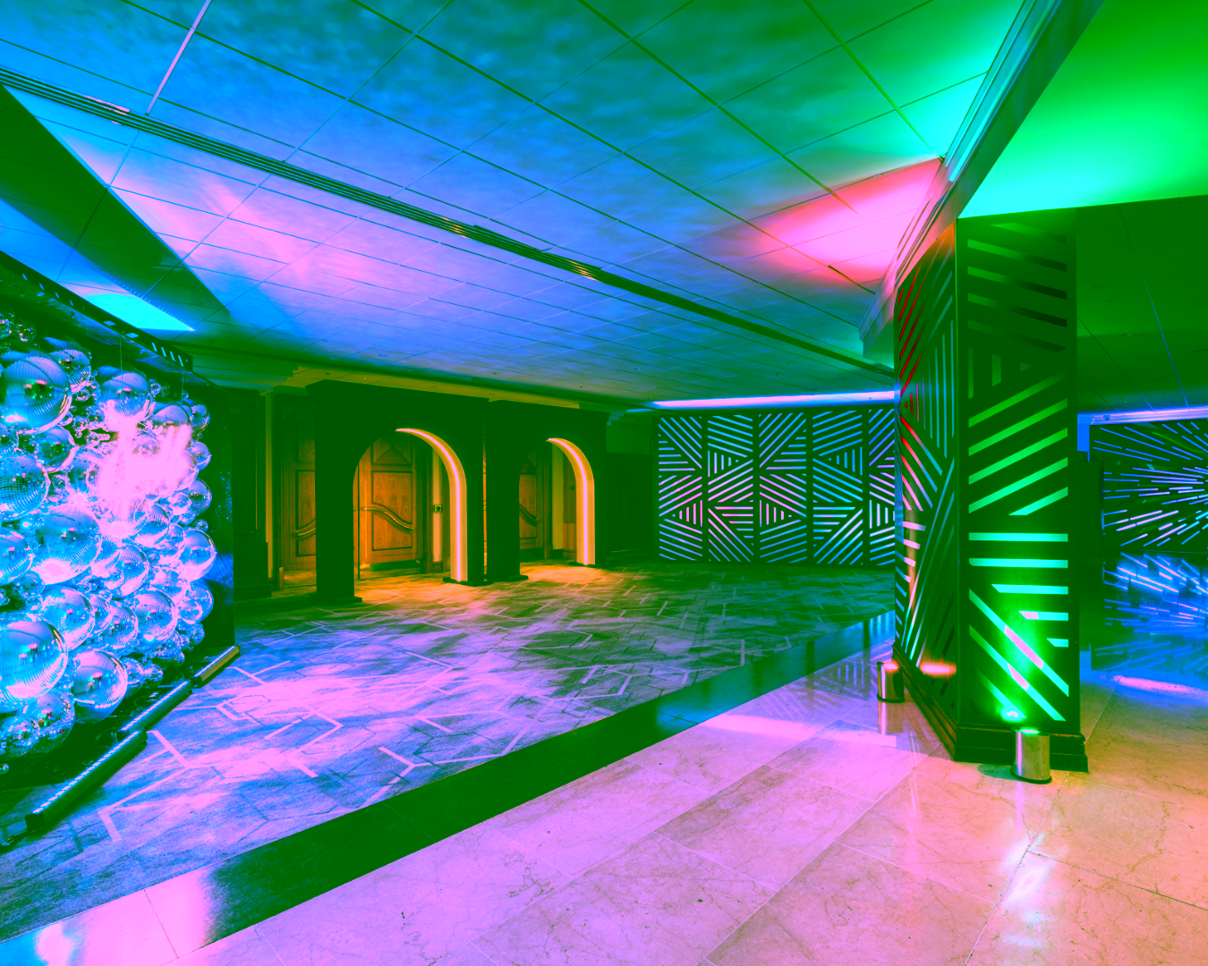 Eventologists Studio 54 Disco Theme Entrance Tunnel