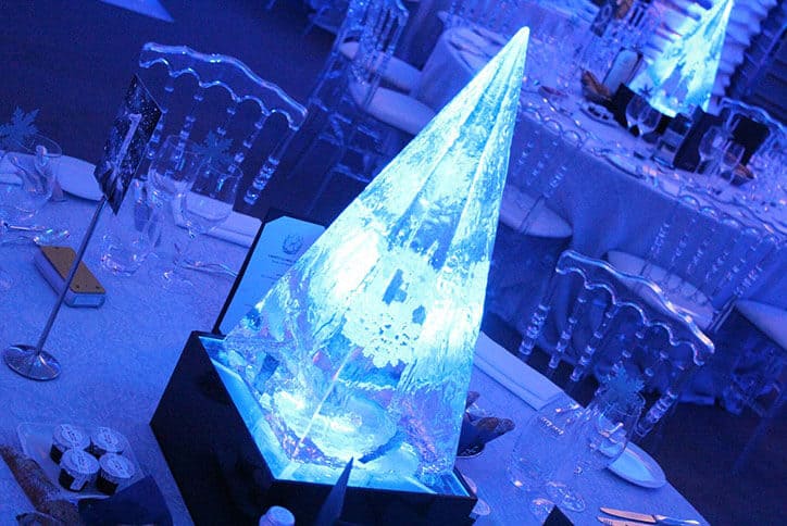 Ice Theme Table Centre