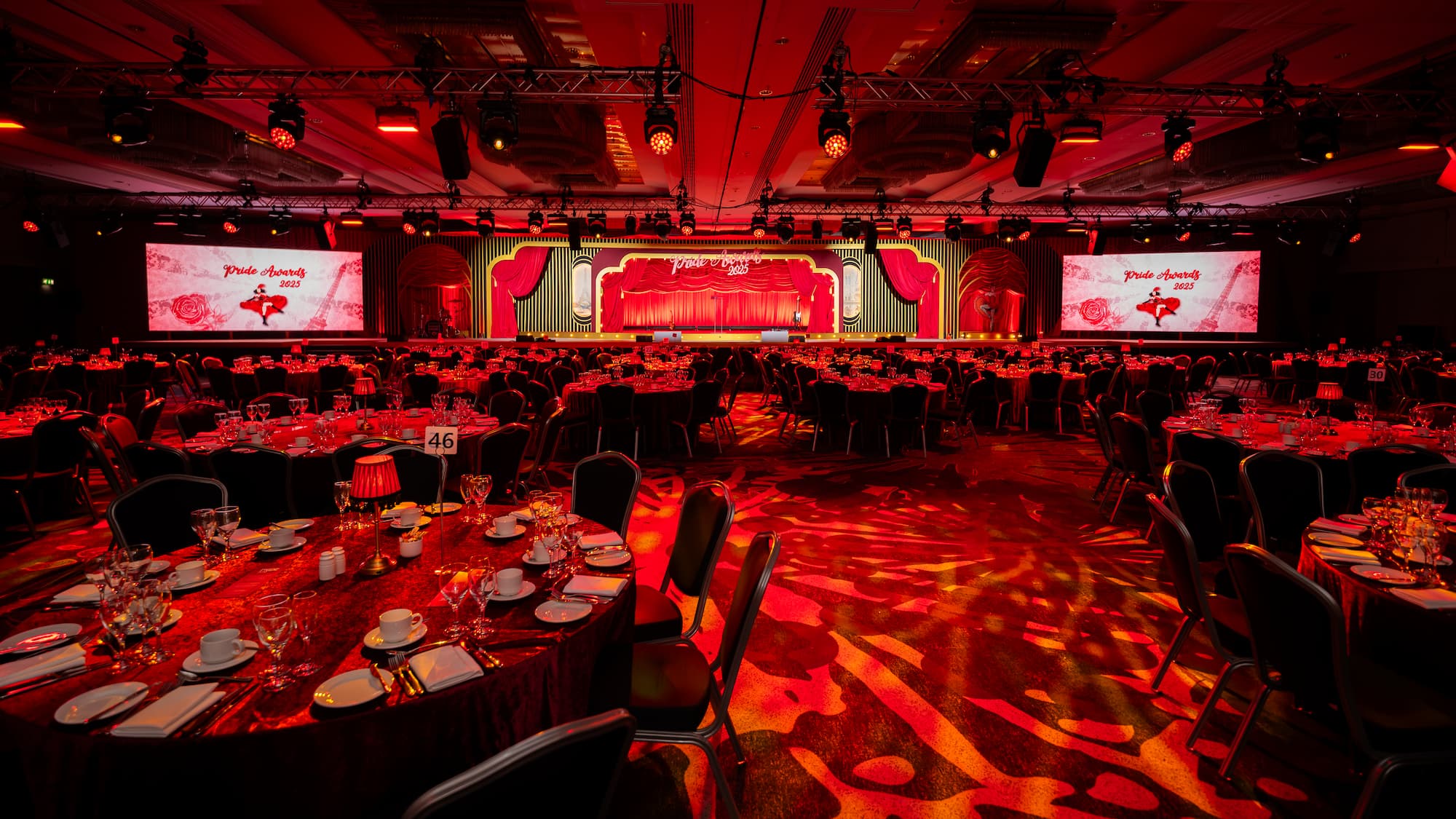 Eventologists Moulin Rouge Venue Transformation
