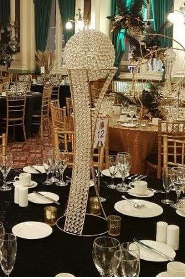 Eventologists Glitz Crystal Ball Table Centres