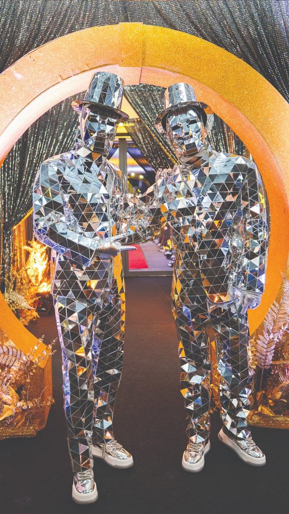 Eventologists Hollywood Themed Event Mirror Men Performers Entertainment