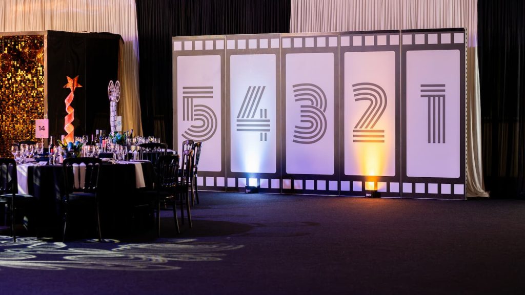Eventologists Hollywood Themed Event Photo Wall Styling