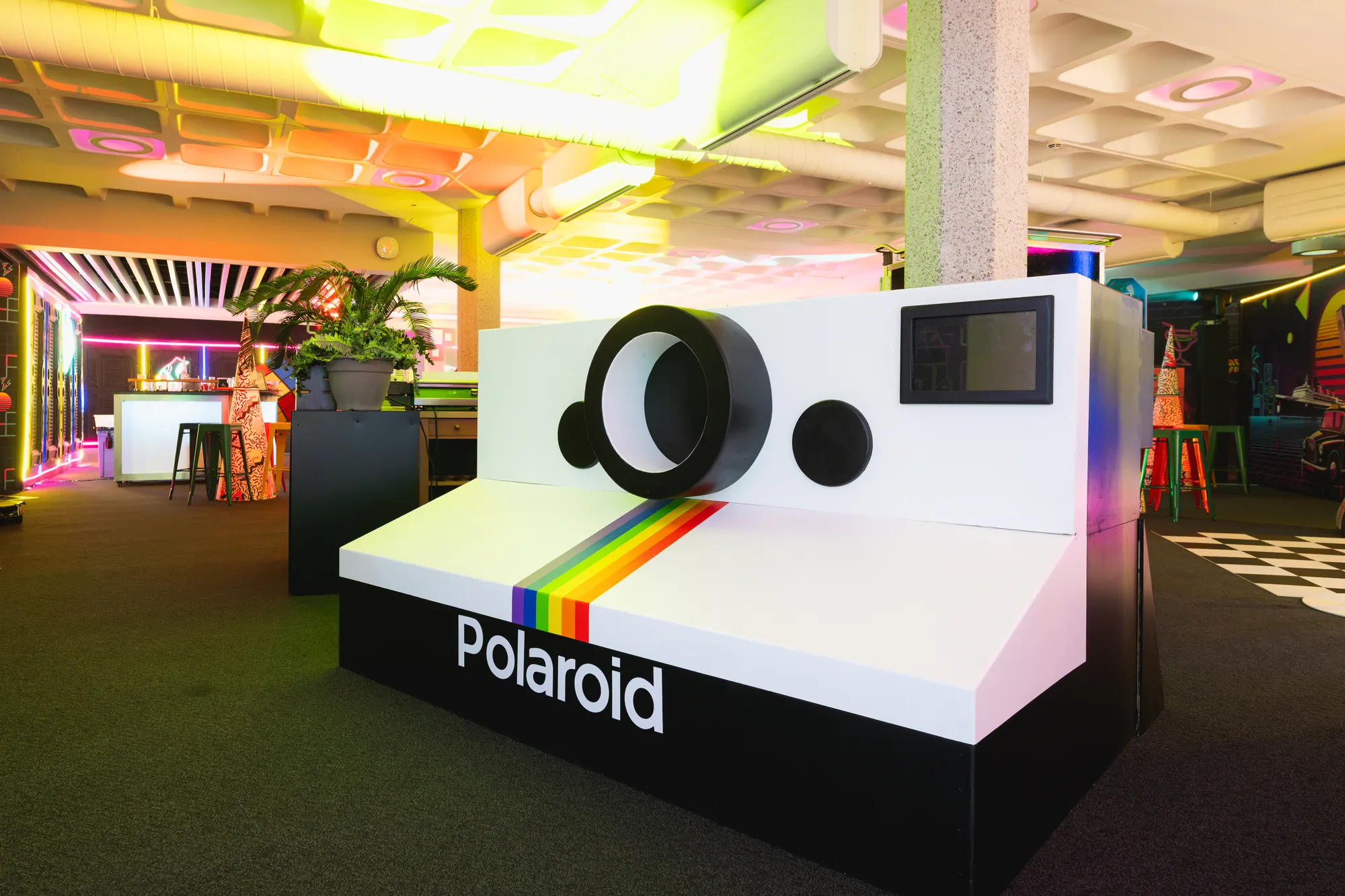 Giant Polaroid Camera Photo Prop